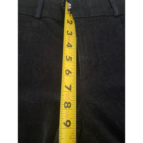 NWT Banana Republic Sloan Cropped Length Dark Denim Pants Size 8 New Old Stock - Picture 5 of 16